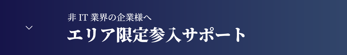 エリア限定参入サポート